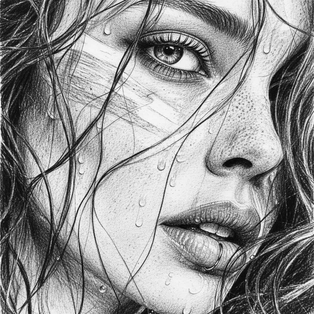 Graphique vectoriel de style pencil-sketch