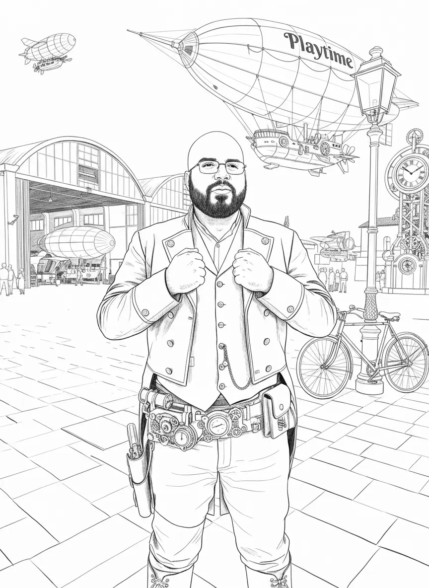 Grafika wektorowa w stylu line-sketch