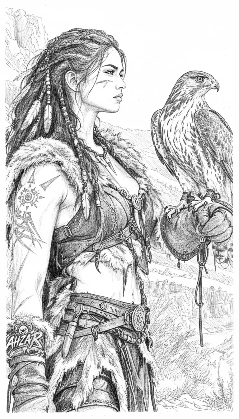 Pencil Sketch Obraz rastrowy