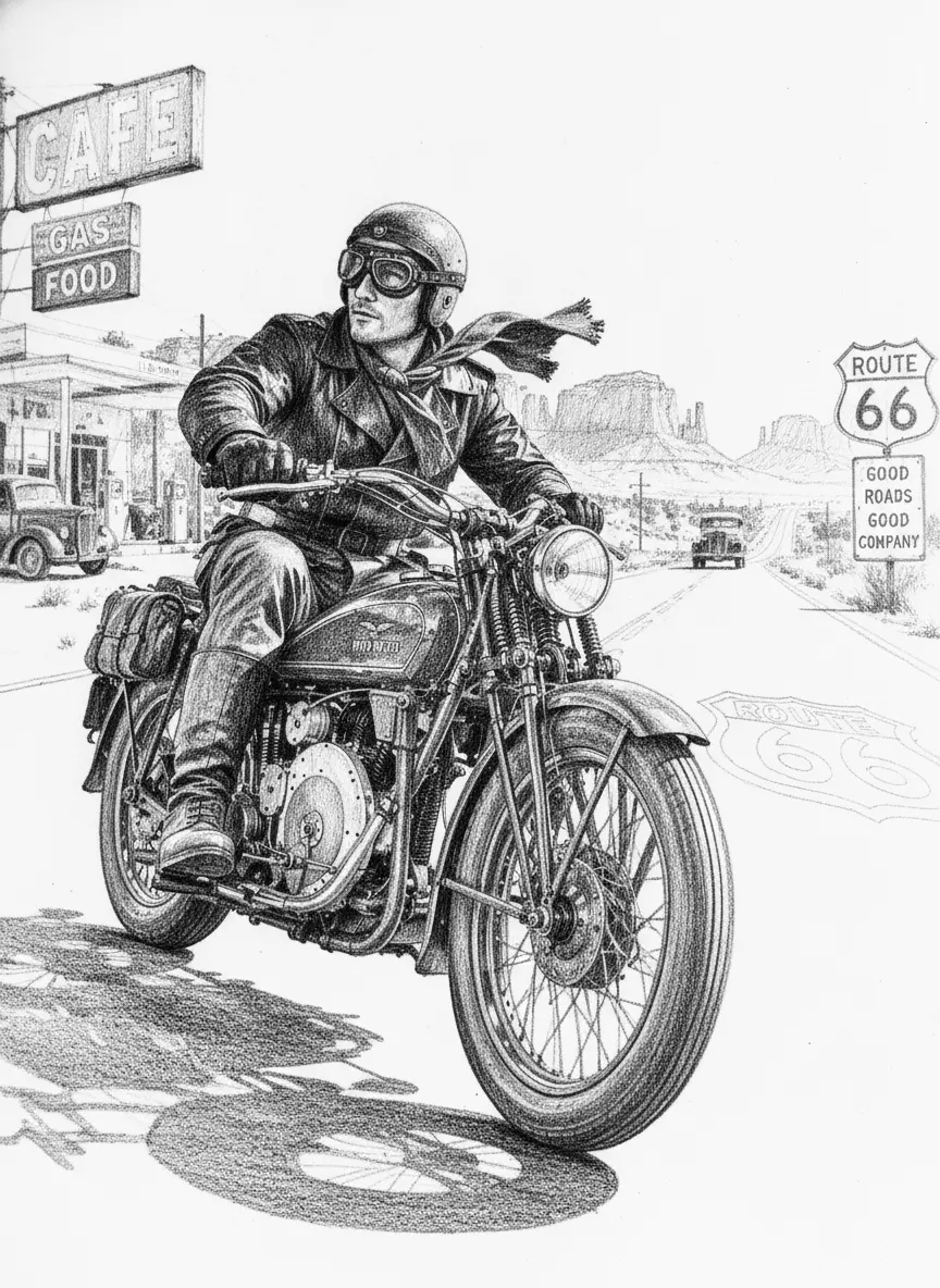 Pencil Sketch Obraz rastrowy