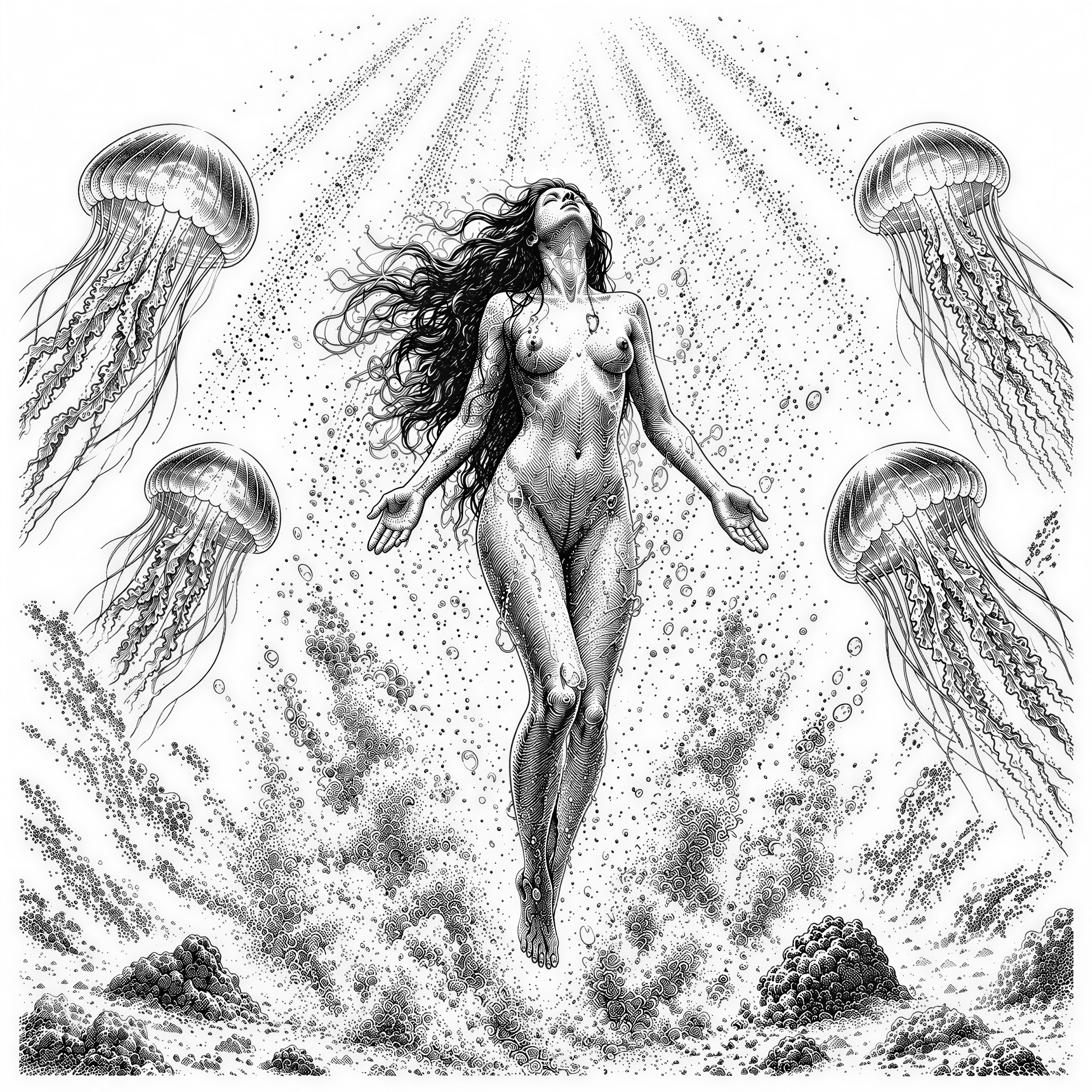 Grafica vettoriale in stile stipple