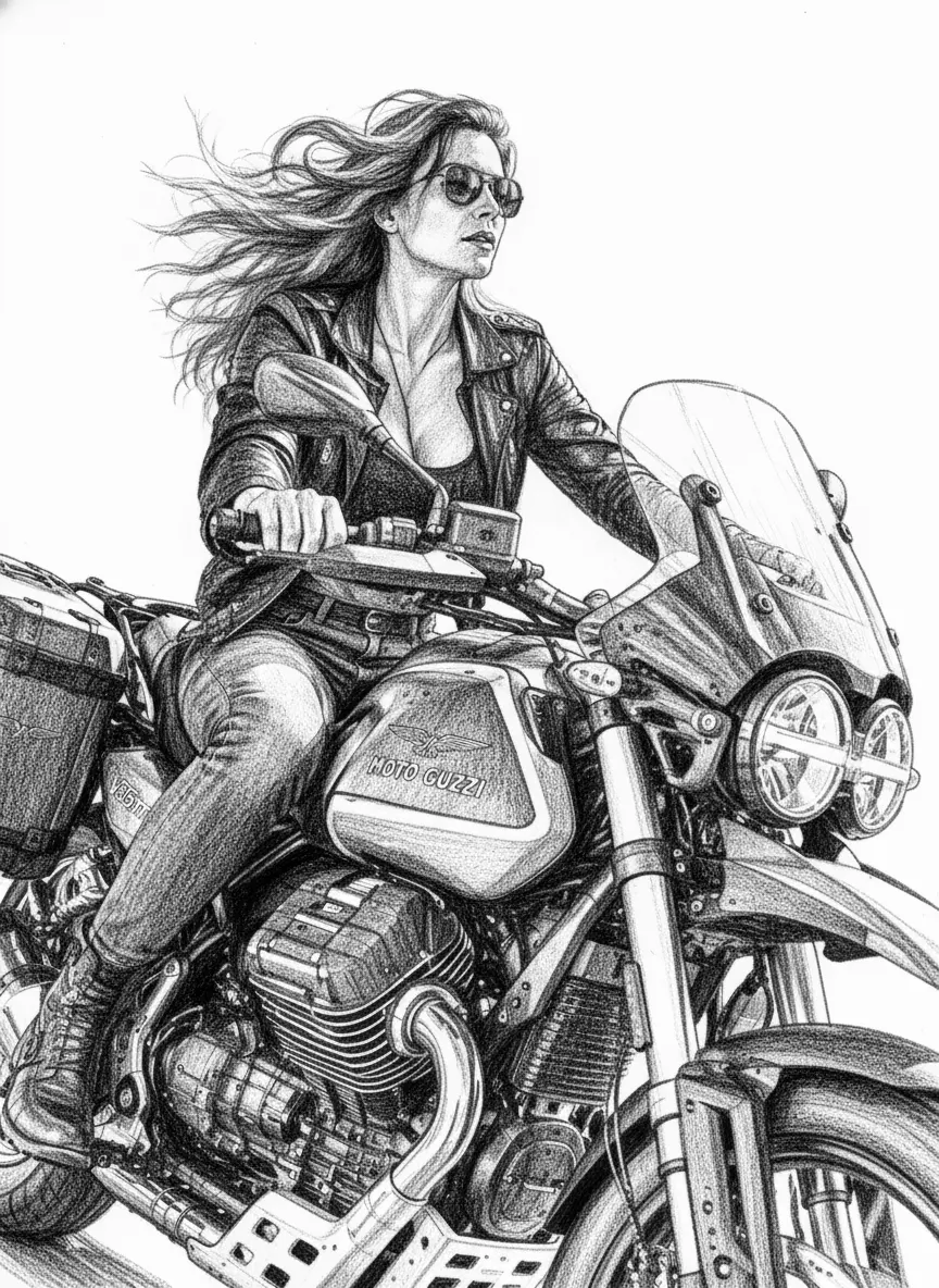 Pencil Sketch Obraz rastrowy