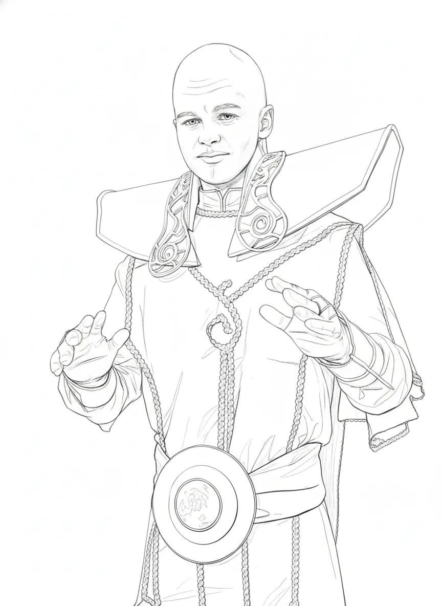 Vektorgrafik im Stil line-sketch