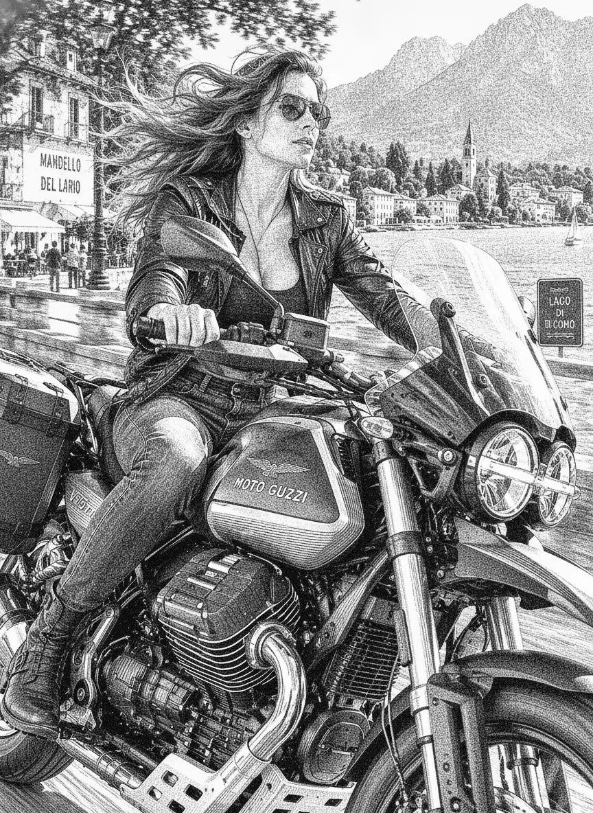 Deep Engraving Obraz rastrowy