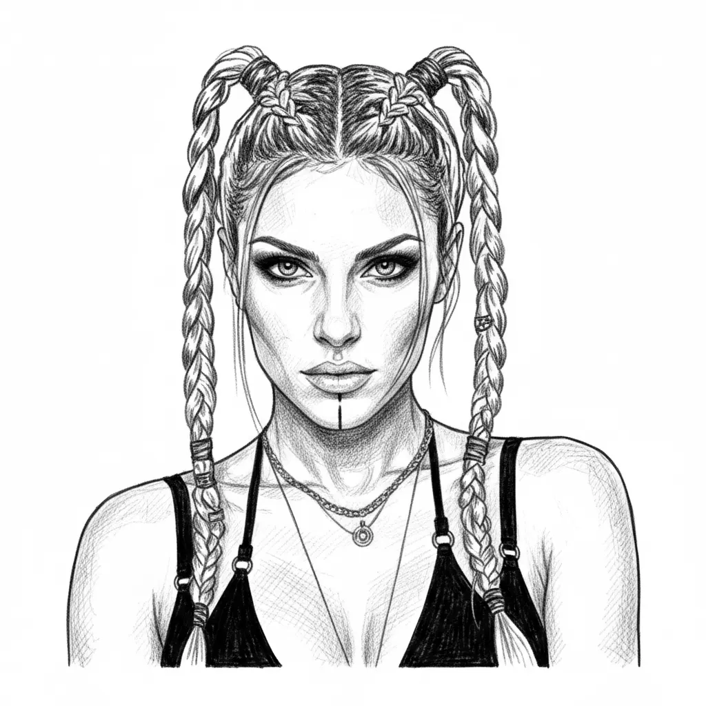 Grafika wektorowa w stylu pencil-sketch