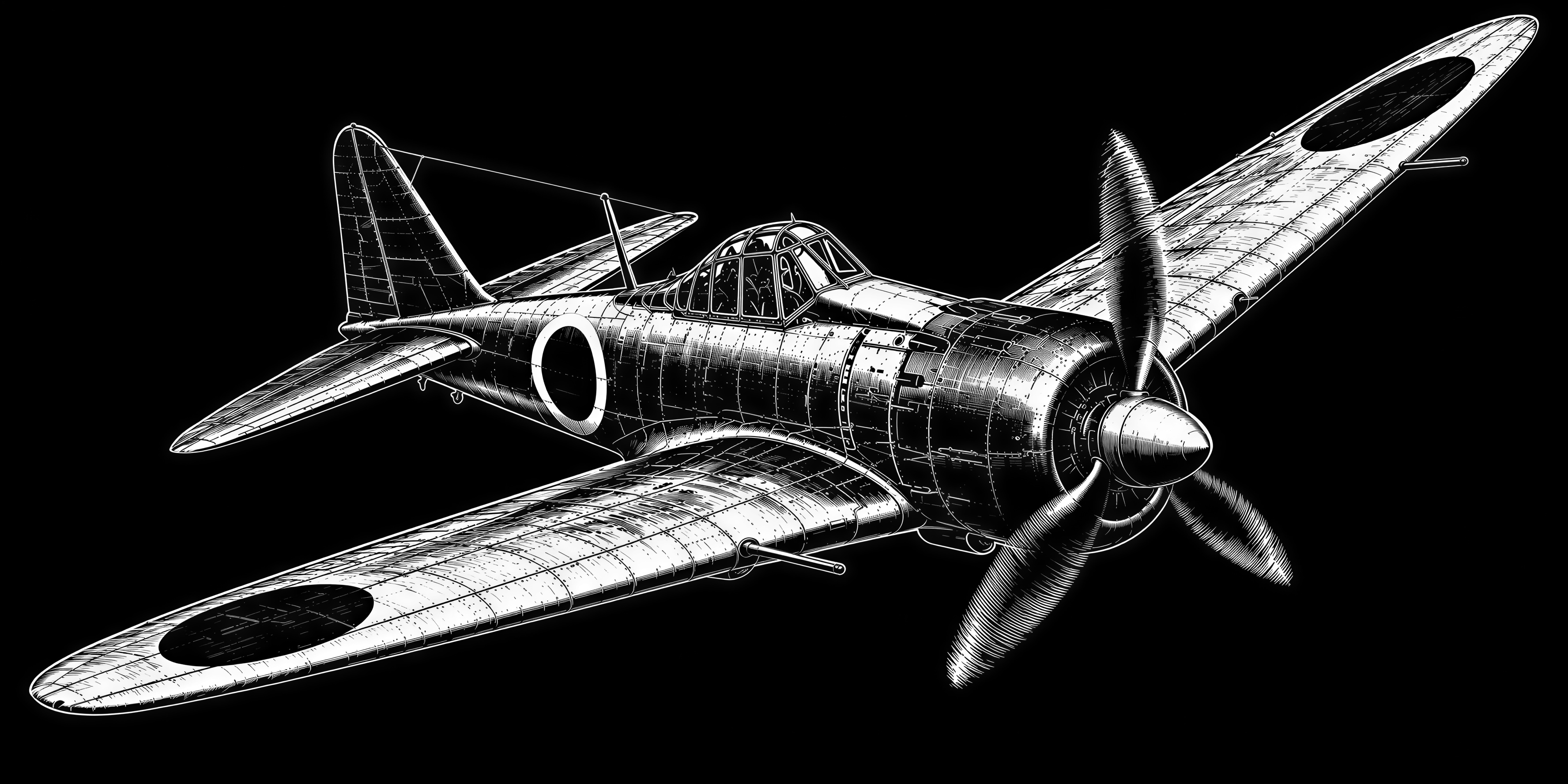 Mitsubishi Zero Fighter Japanese Wwii Propeller - Free PNG Download ...