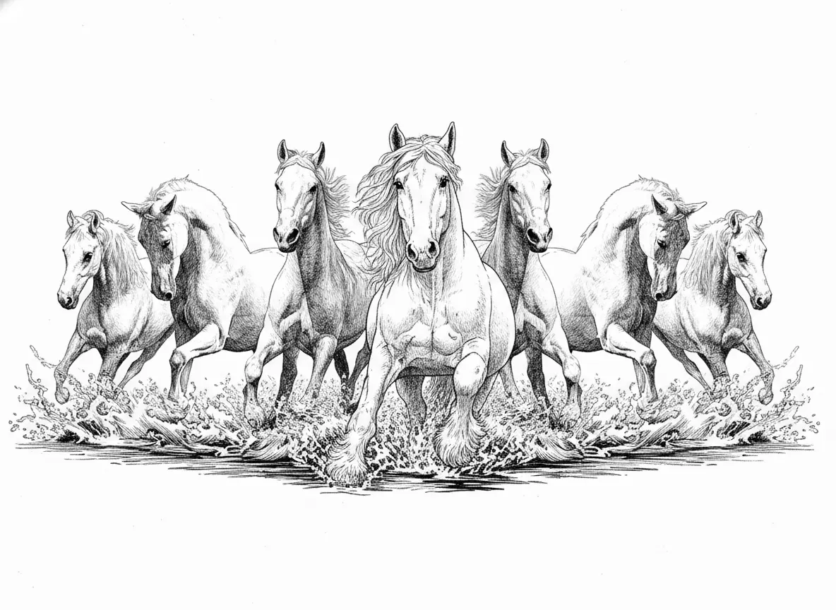 engraving-style style vector graphic