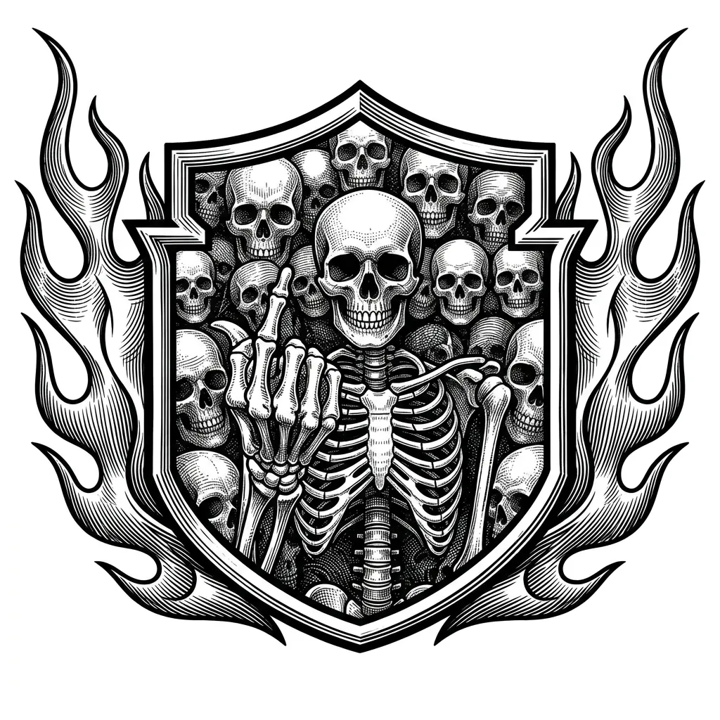 make the skulls fit in so there is no white space in the center