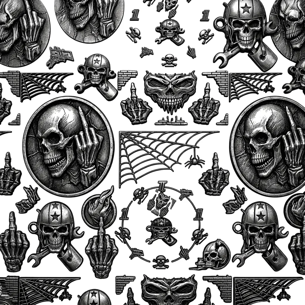 make it grey scale and fit imagines in better and 3D and no boarder