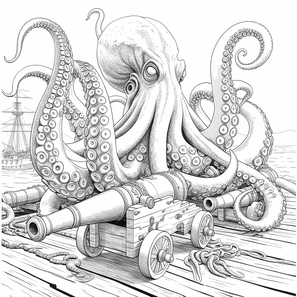 line-sketch style vector graphic