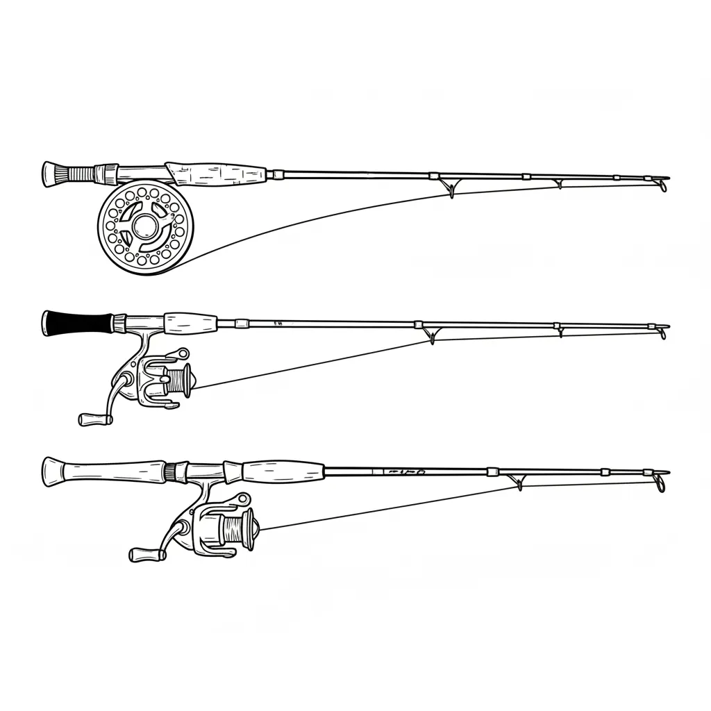 fishing poles