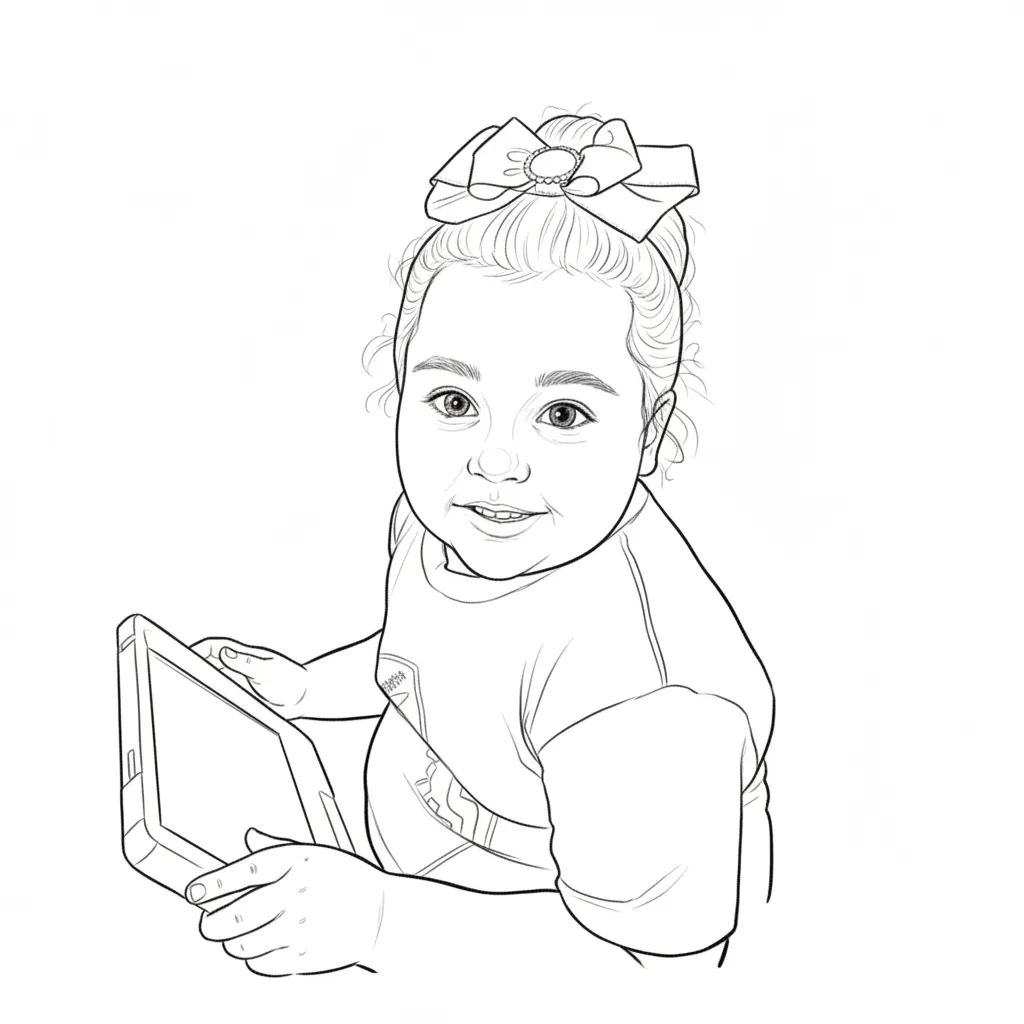 Vektorgrafik im Stil line-sketch