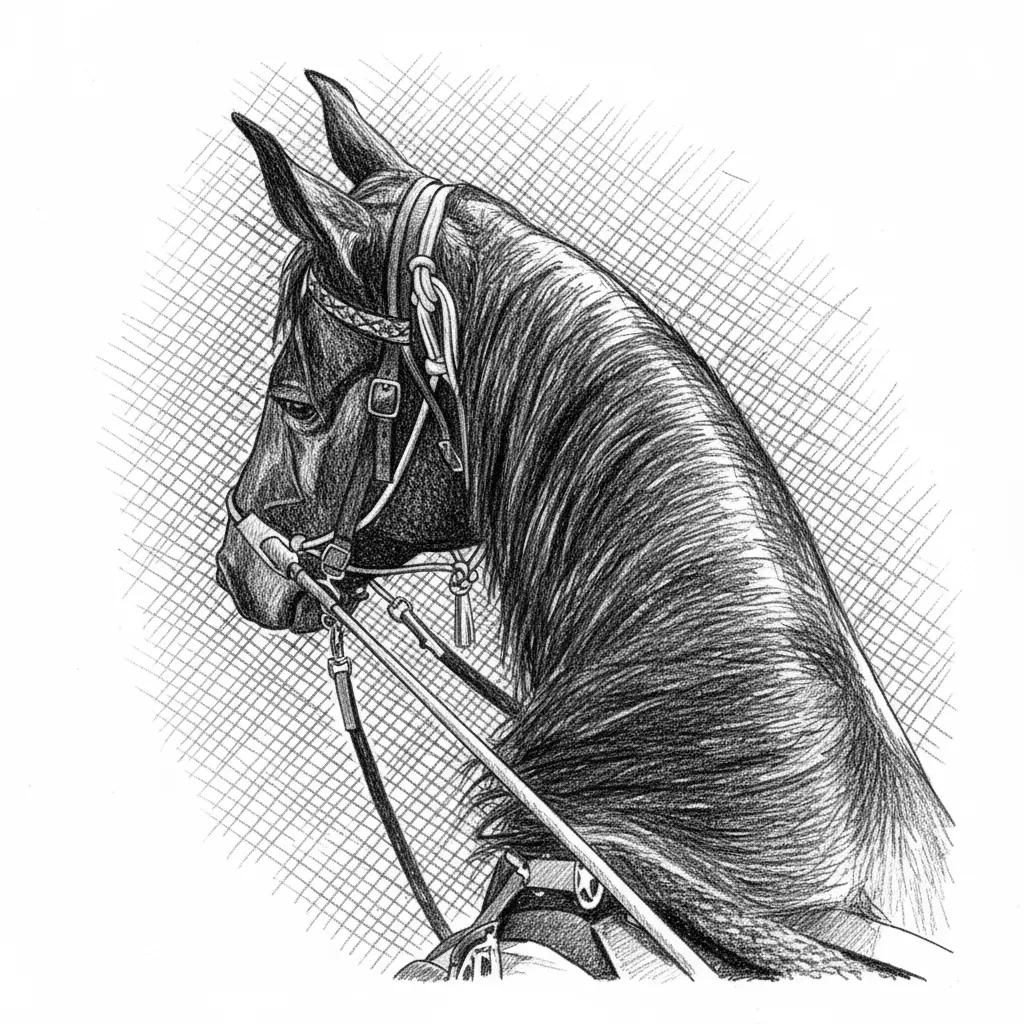 remove horses butt in upper right corner