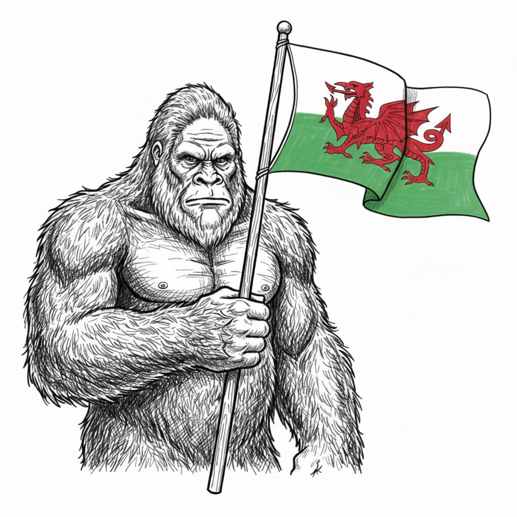 CHANGE THE FLAG TO A WALES FLAG