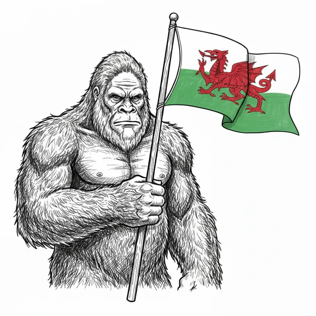 CHANGE THE FLAG TO A WALES FLAG
