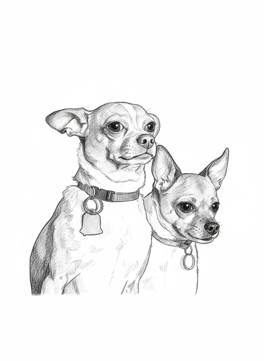 Remove background and keep dogs