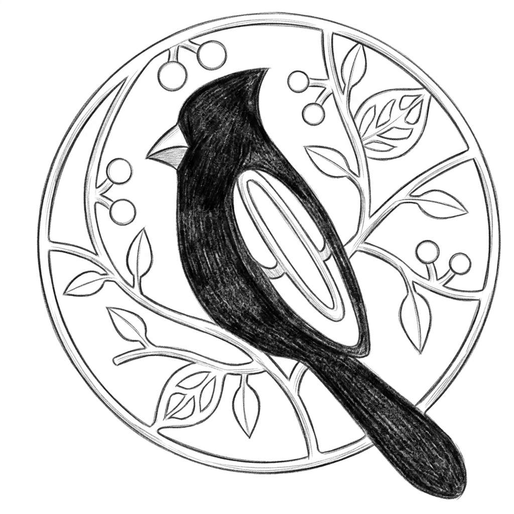 Grafica vettoriale in stile pencil-sketch
