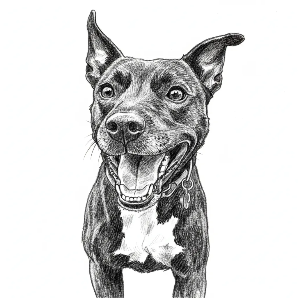 Pencil Sketch Immagine raster