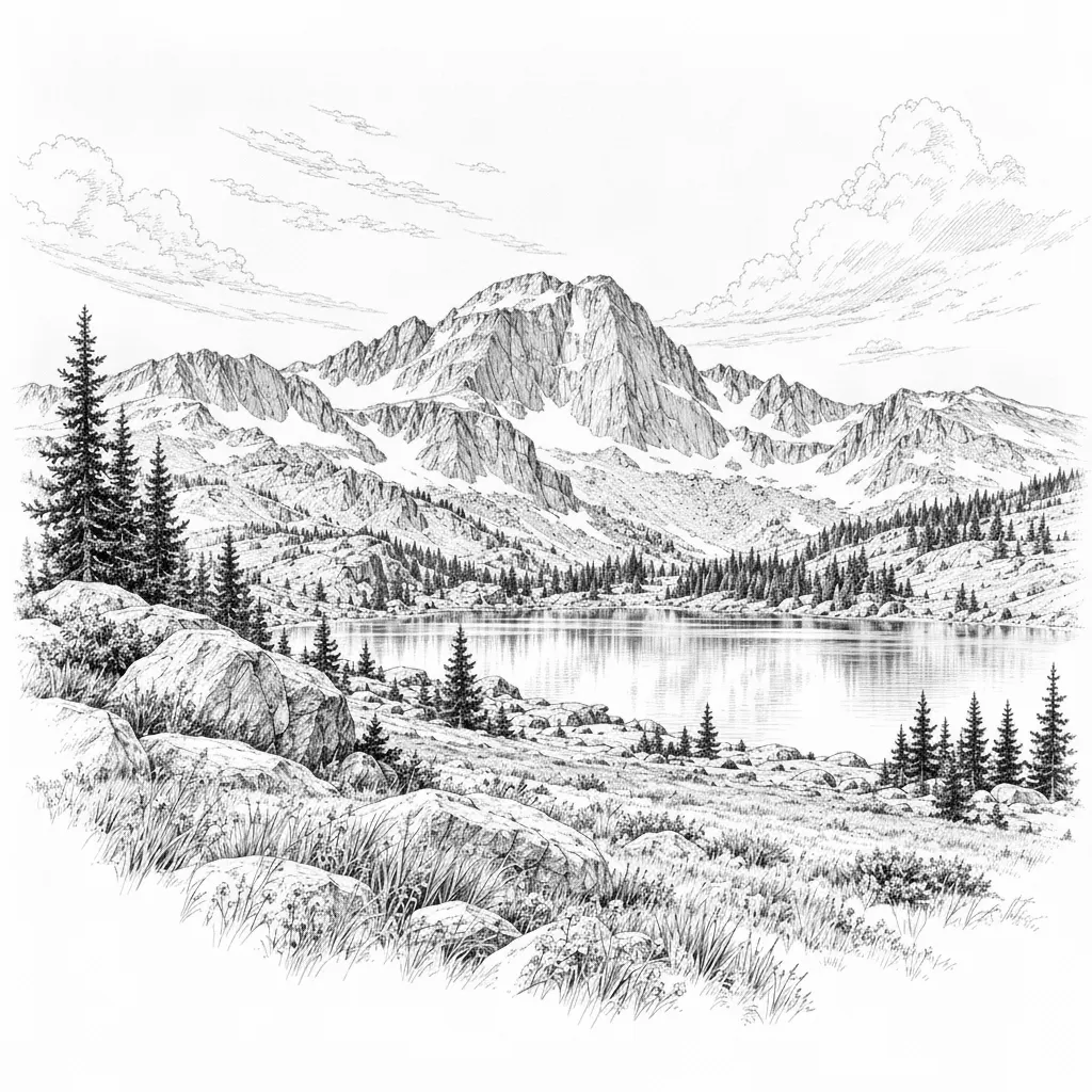 Graphique vectoriel de style pencil-sketch