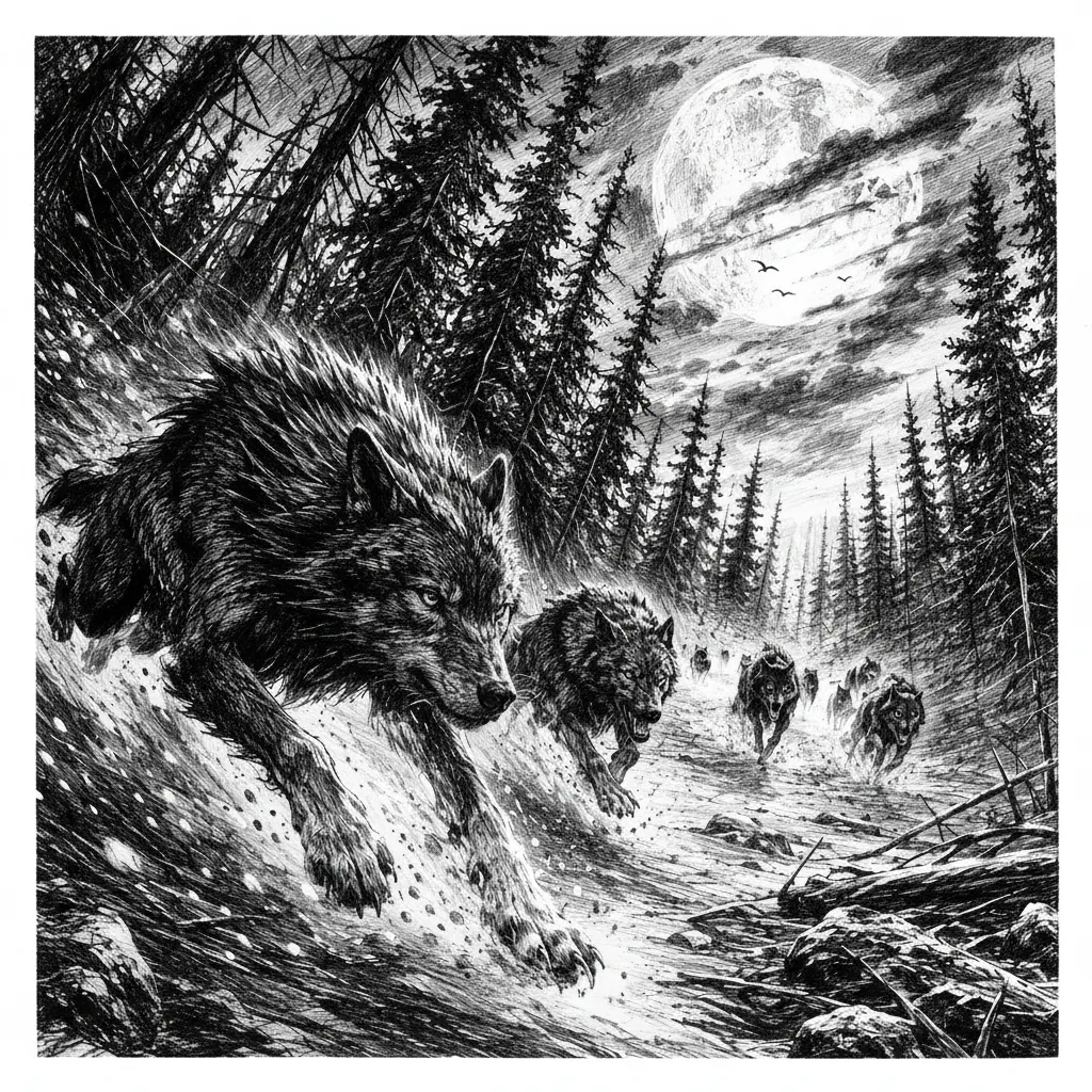 Vektorgrafik im Stil pencil-sketch