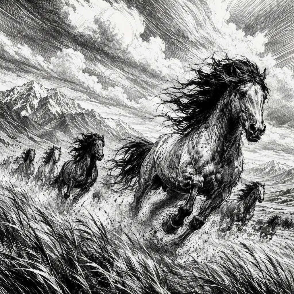 Vektorgrafik im Stil pencil-sketch