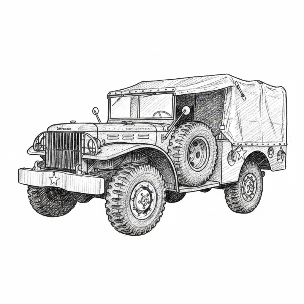 Pencil Sketch Image matricielle