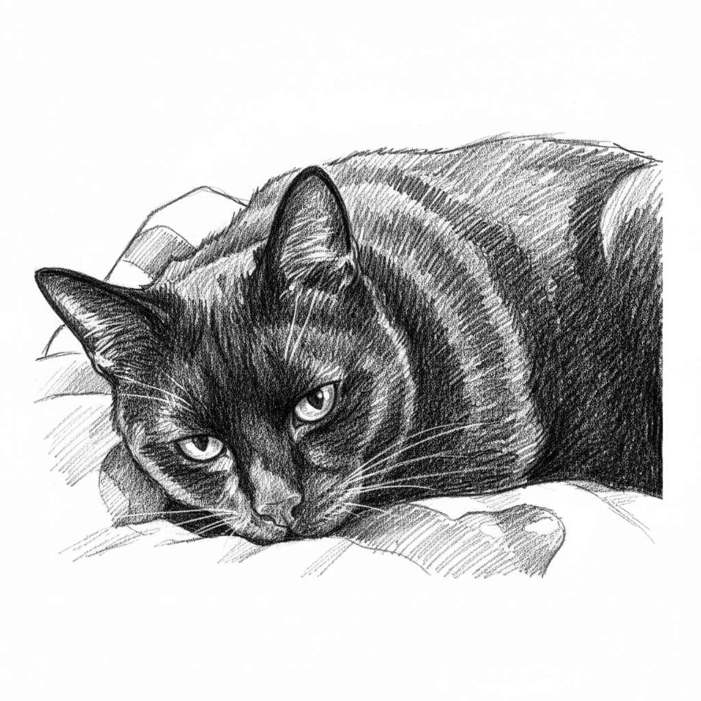 Pencil Sketch Image matricielle