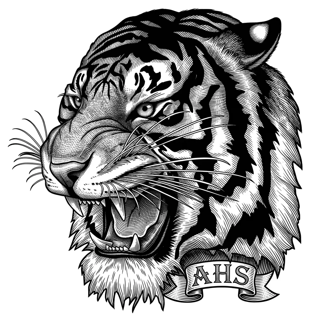 Make this image with ultra fine detail add AHS to the image