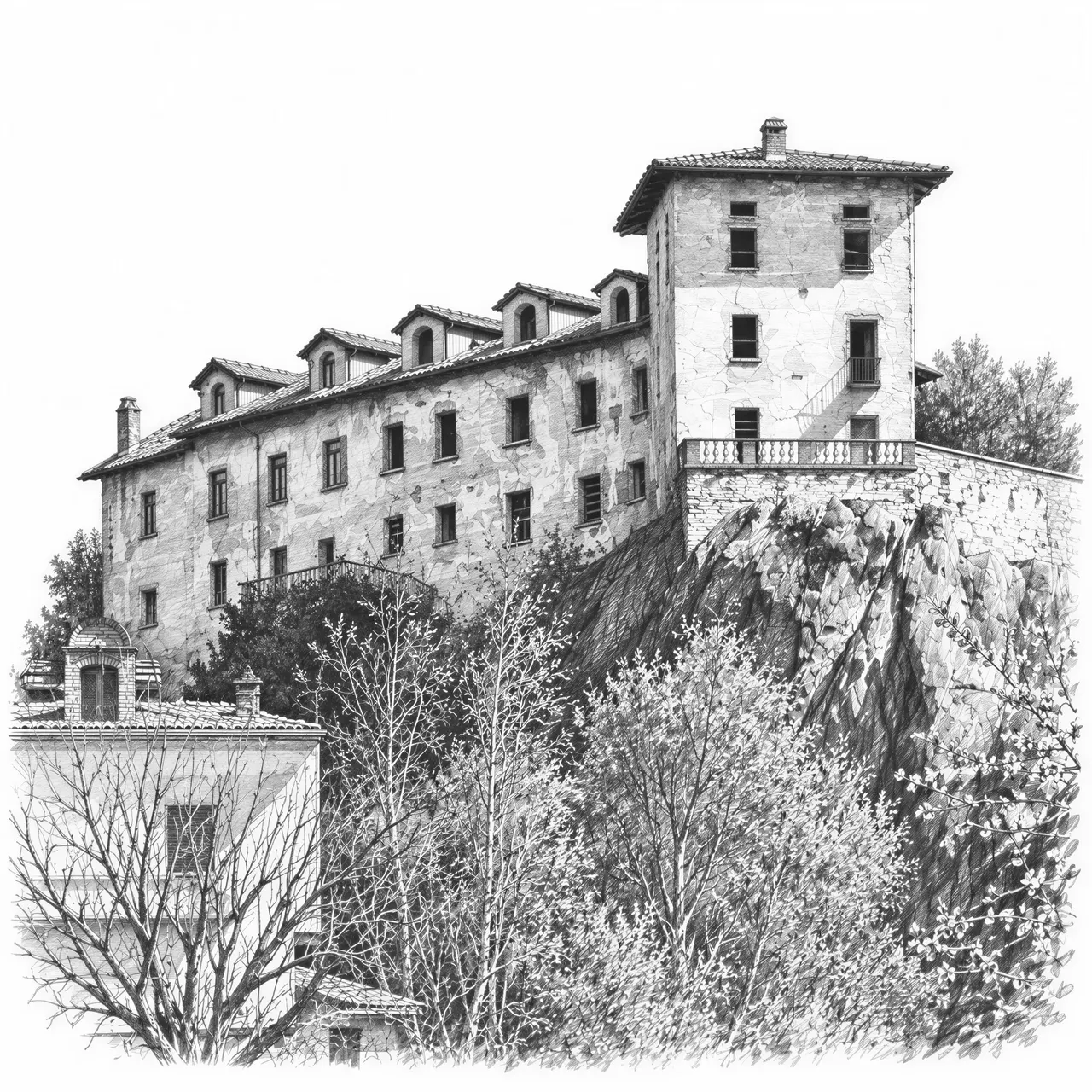 Vectorafbeelding in master-pencil-stijl