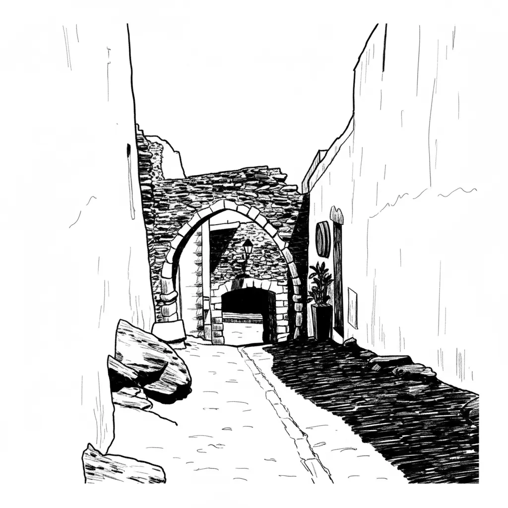 drawing-style style vector graphic
