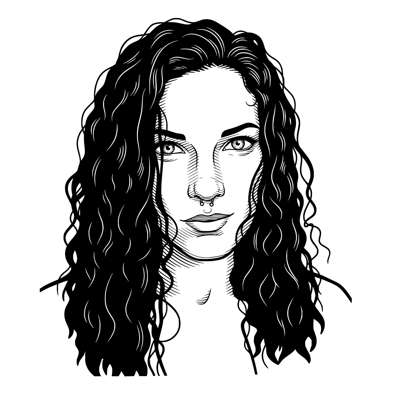 Grafika wektorowa w stylu engraving