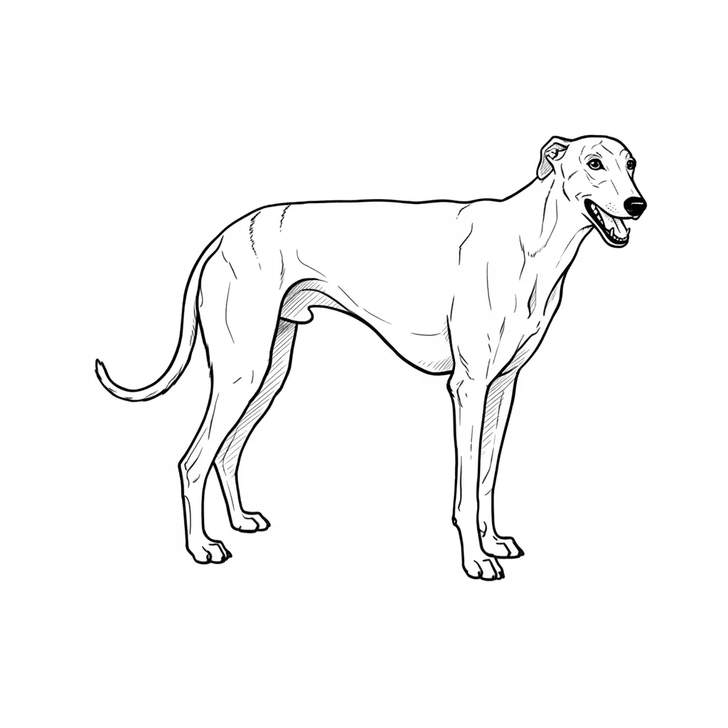 Line Sketch Image matricielle
