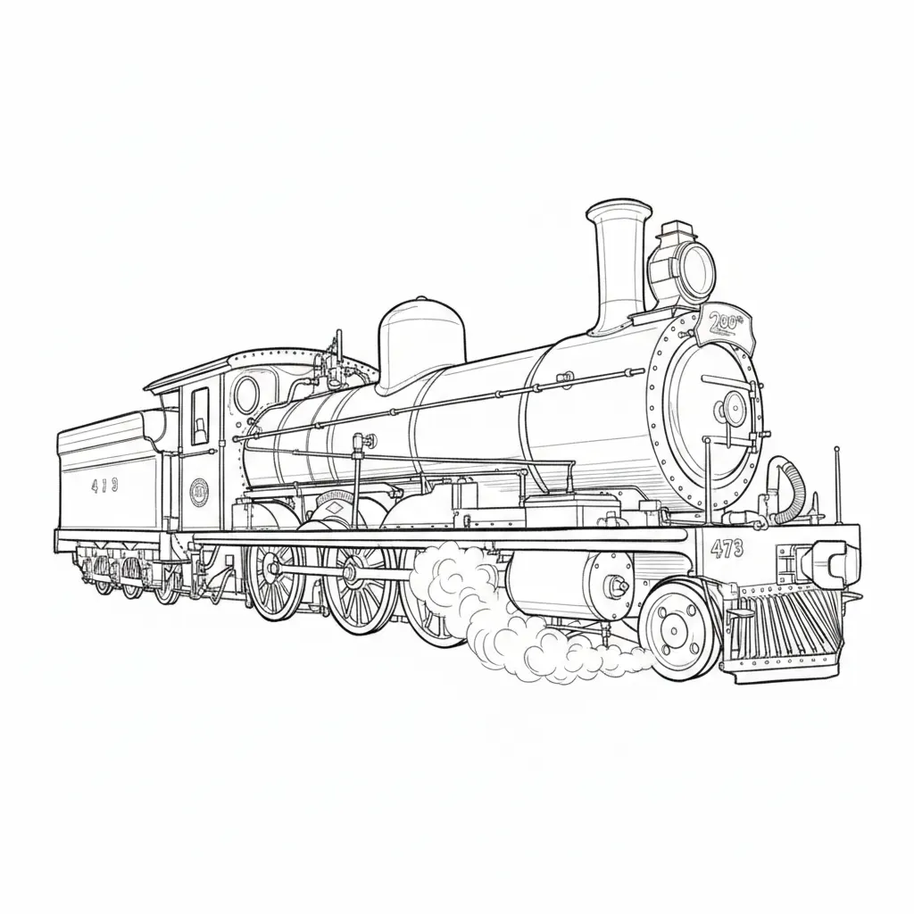 Line Sketch Image matricielle