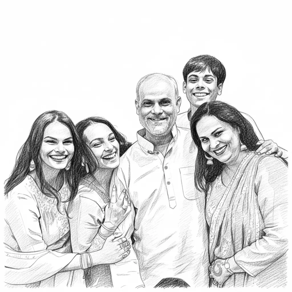 Gráfico vetorial em estilo pencil-sketch