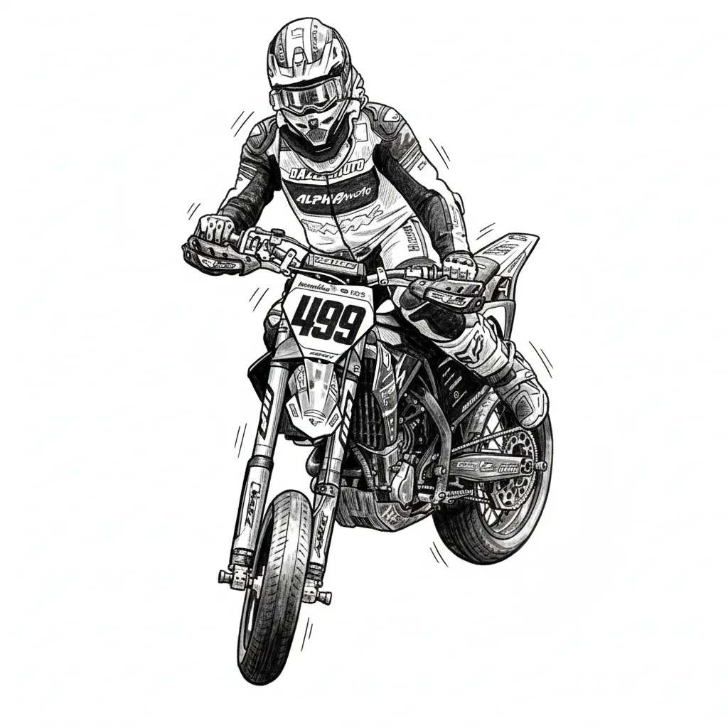 Drawing Style Rasterbild