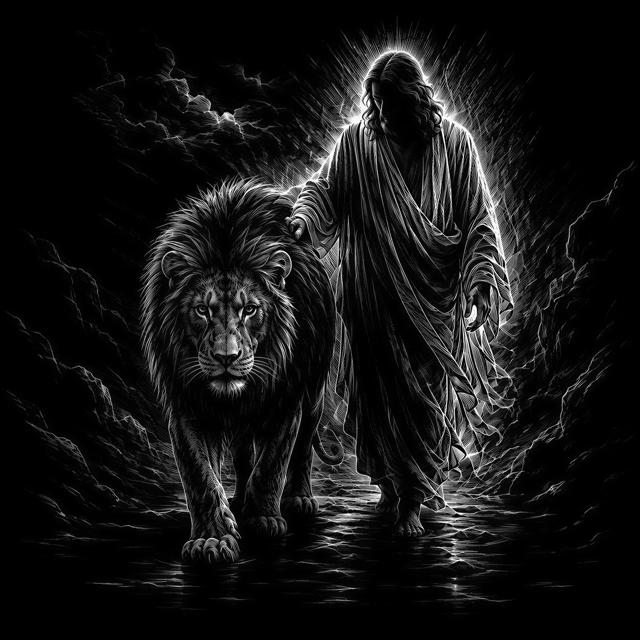 Graphique vectoriel de style scratchboard