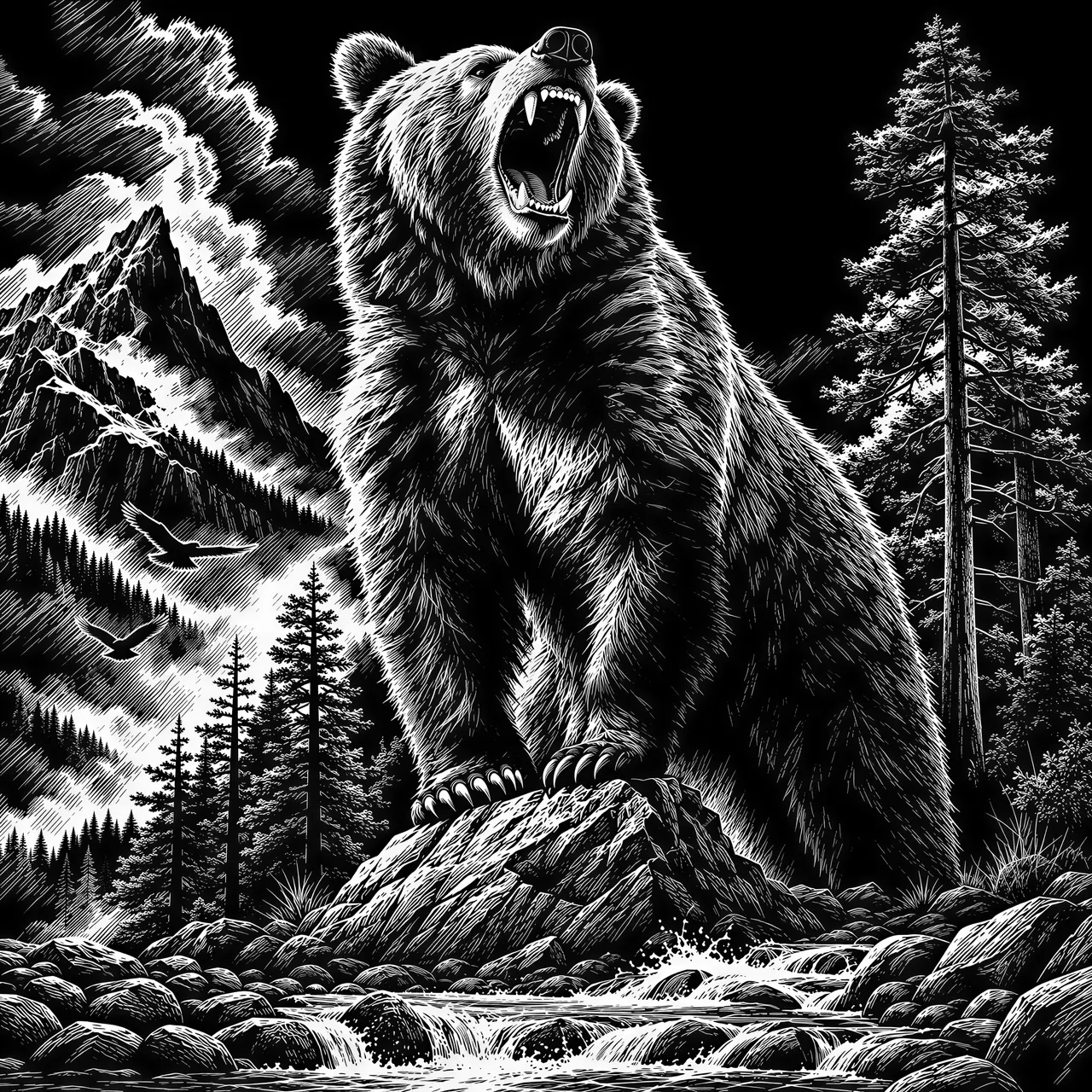 Scratchboard Raster image