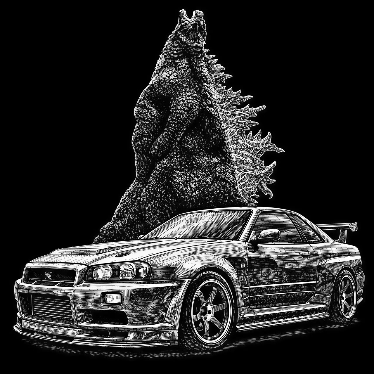 Scratchboard Raster image