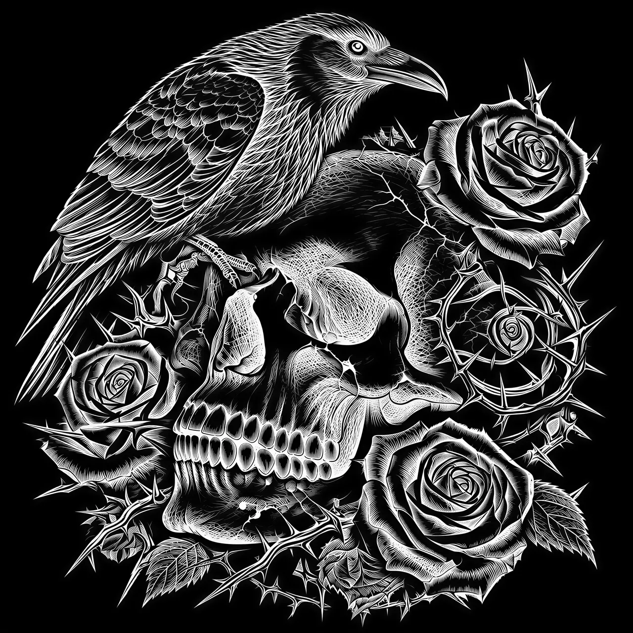 Scratchboard Raster image