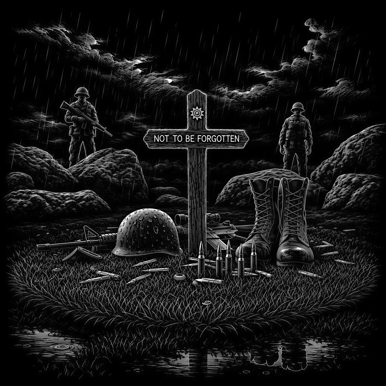 Graphique vectoriel de style scratchboard