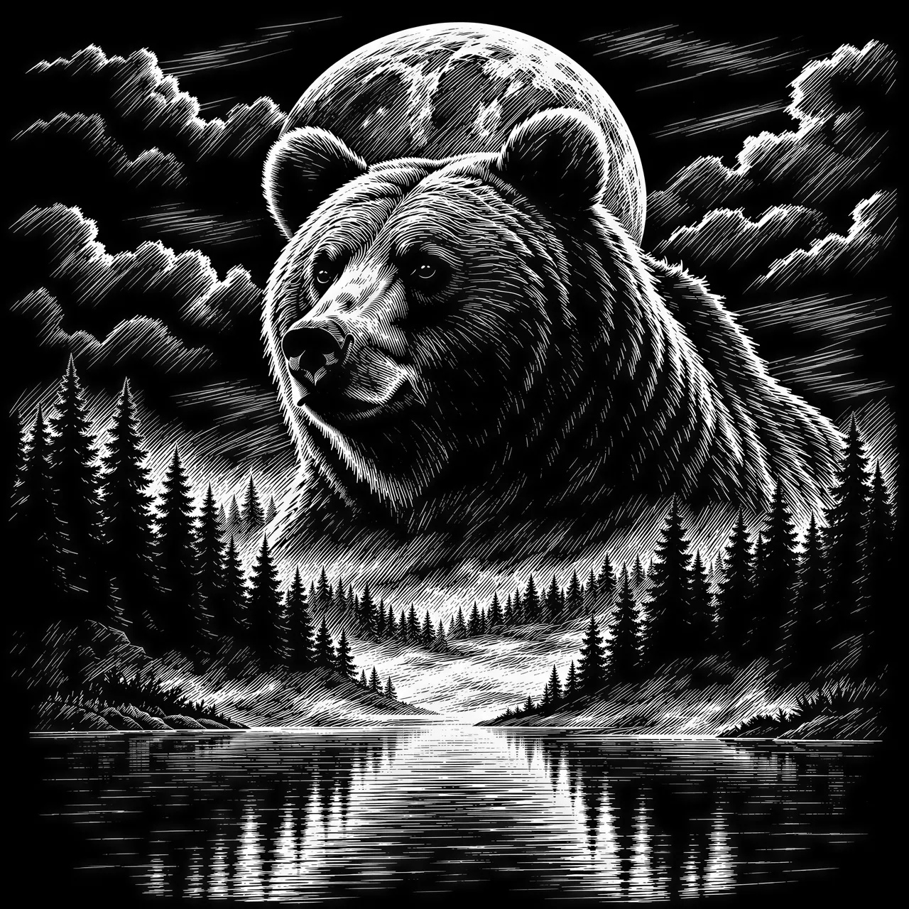 Scratchboard Raster image