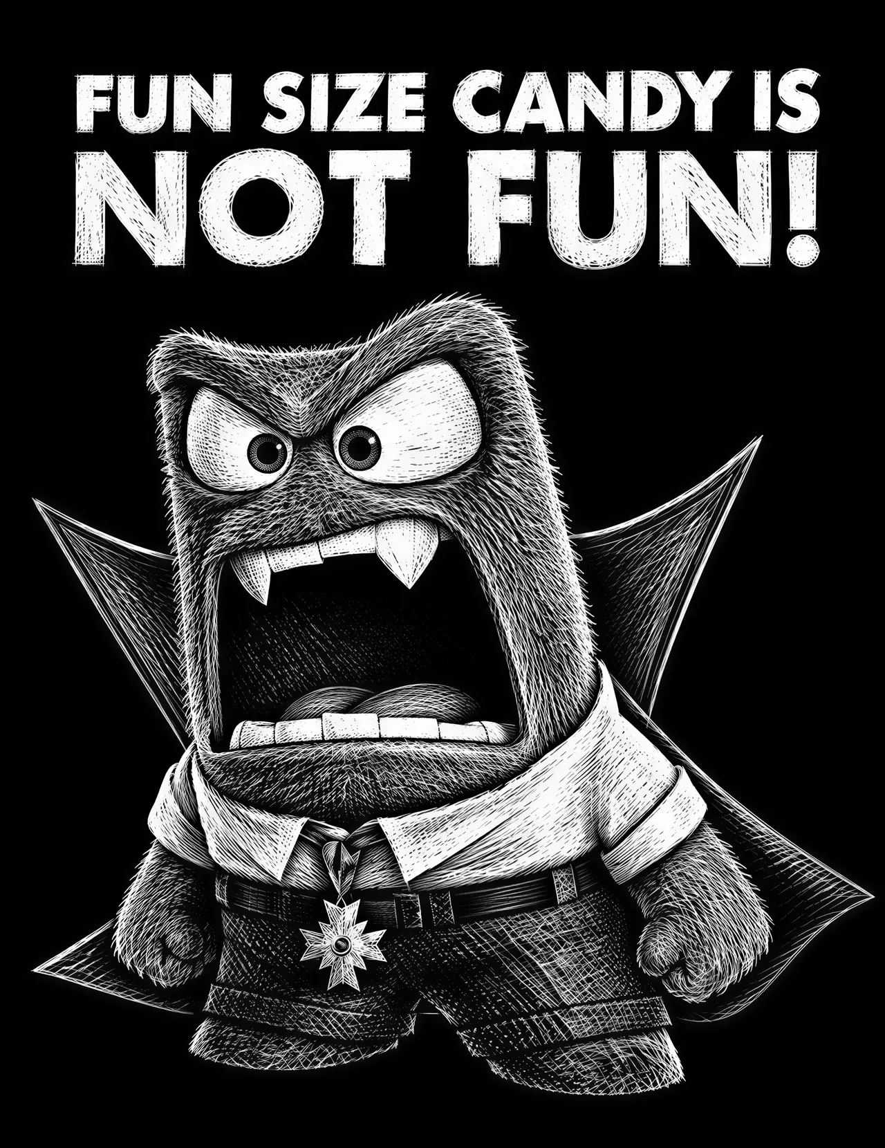 scratchboard style vector graphic