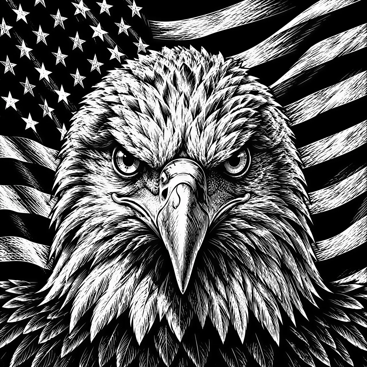 Graphique vectoriel de style scratchboard