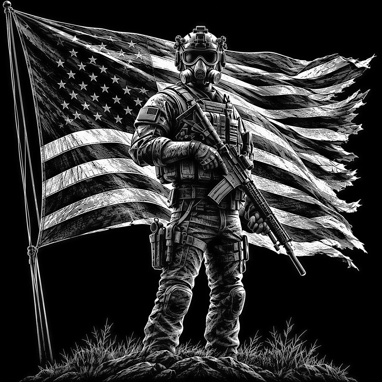 Scratchboard Raster image