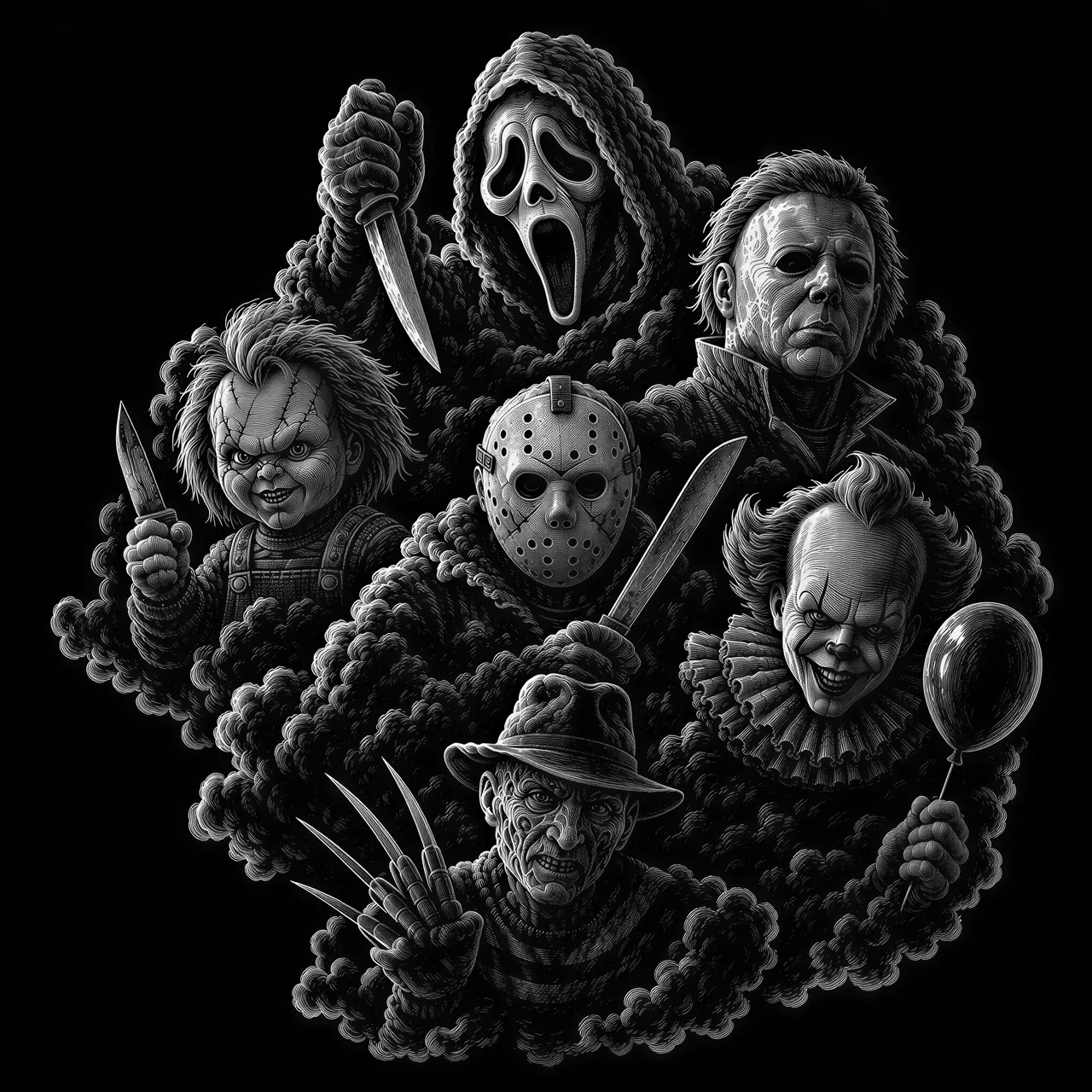 Scratchboard Raster image