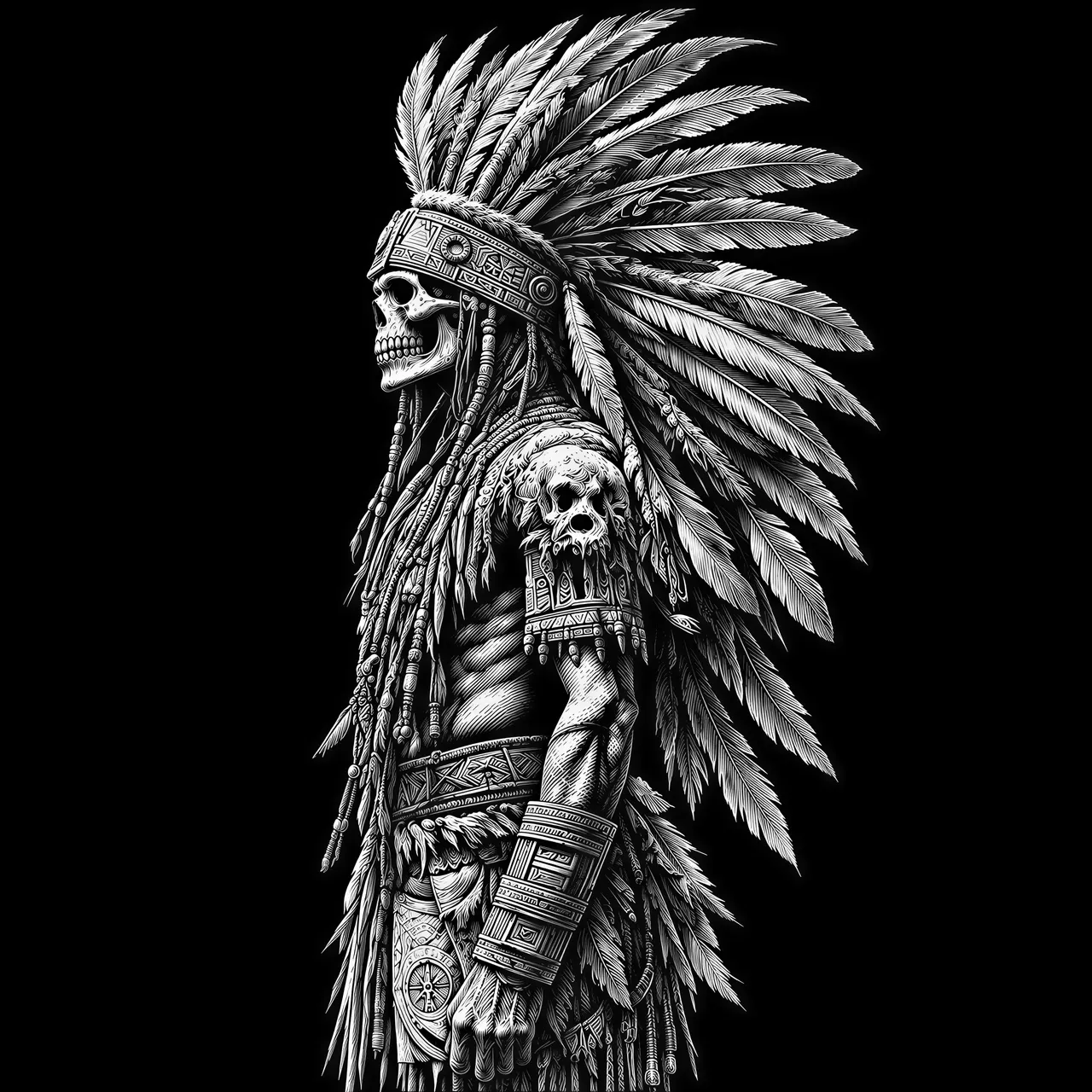 Graphique vectoriel de style scratchboard