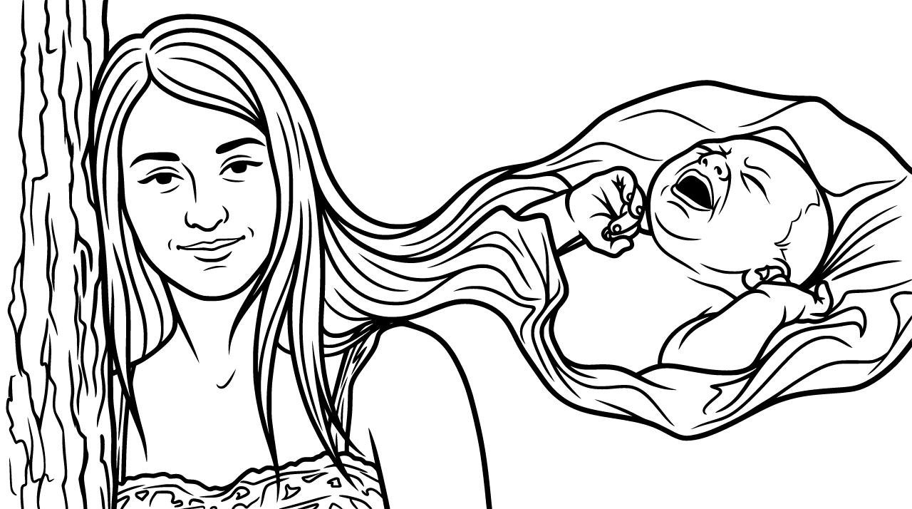 Grafika wektorowa w stylu outline