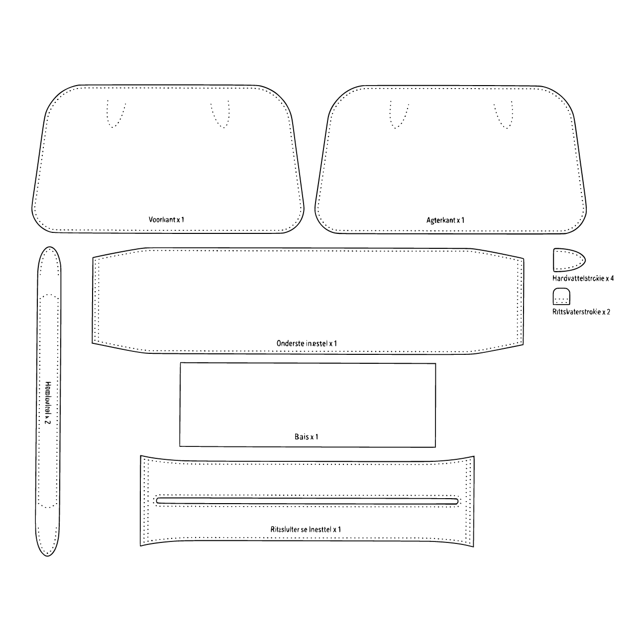 Vektorgrafik im Stil outline