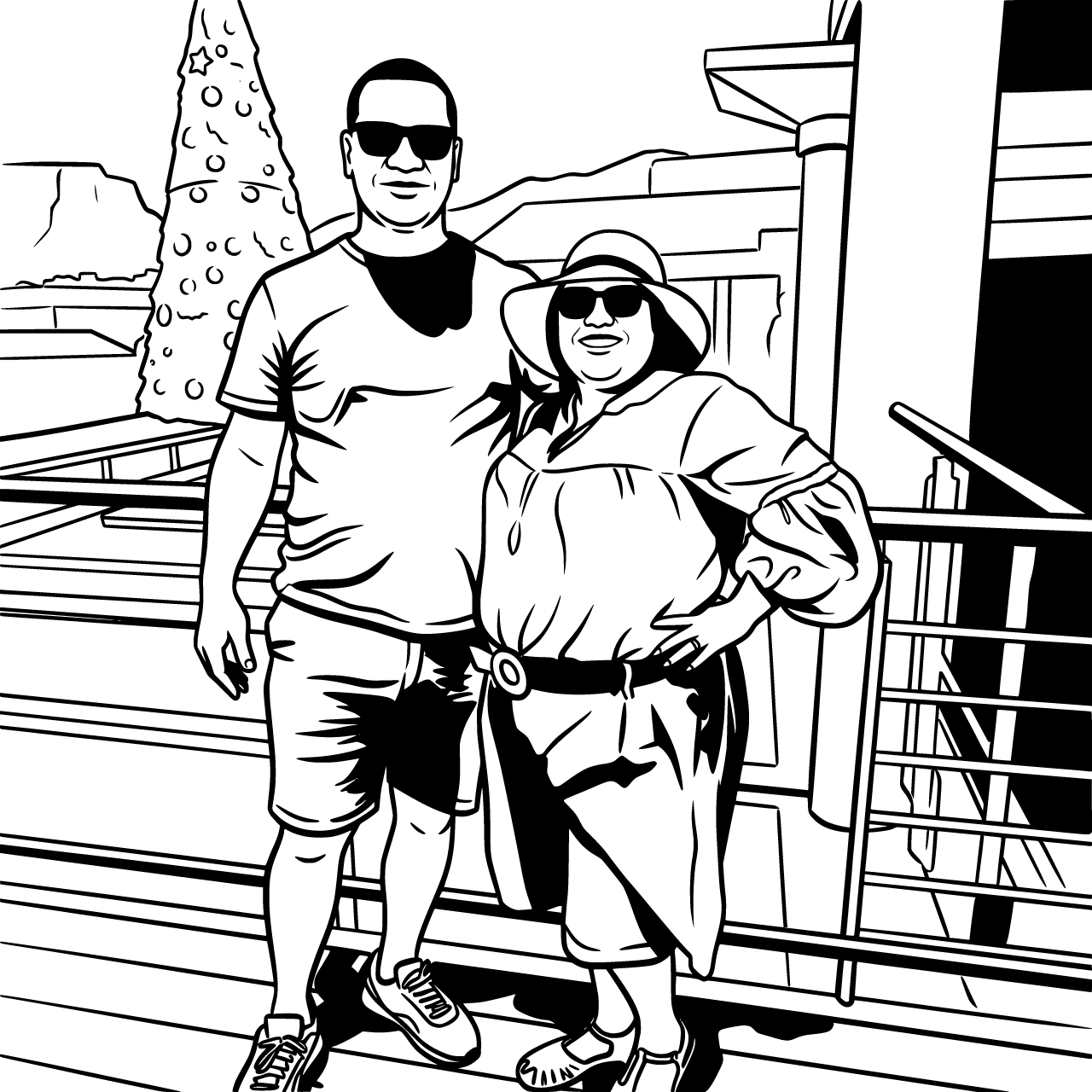 Grafika wektorowa w stylu drawing
