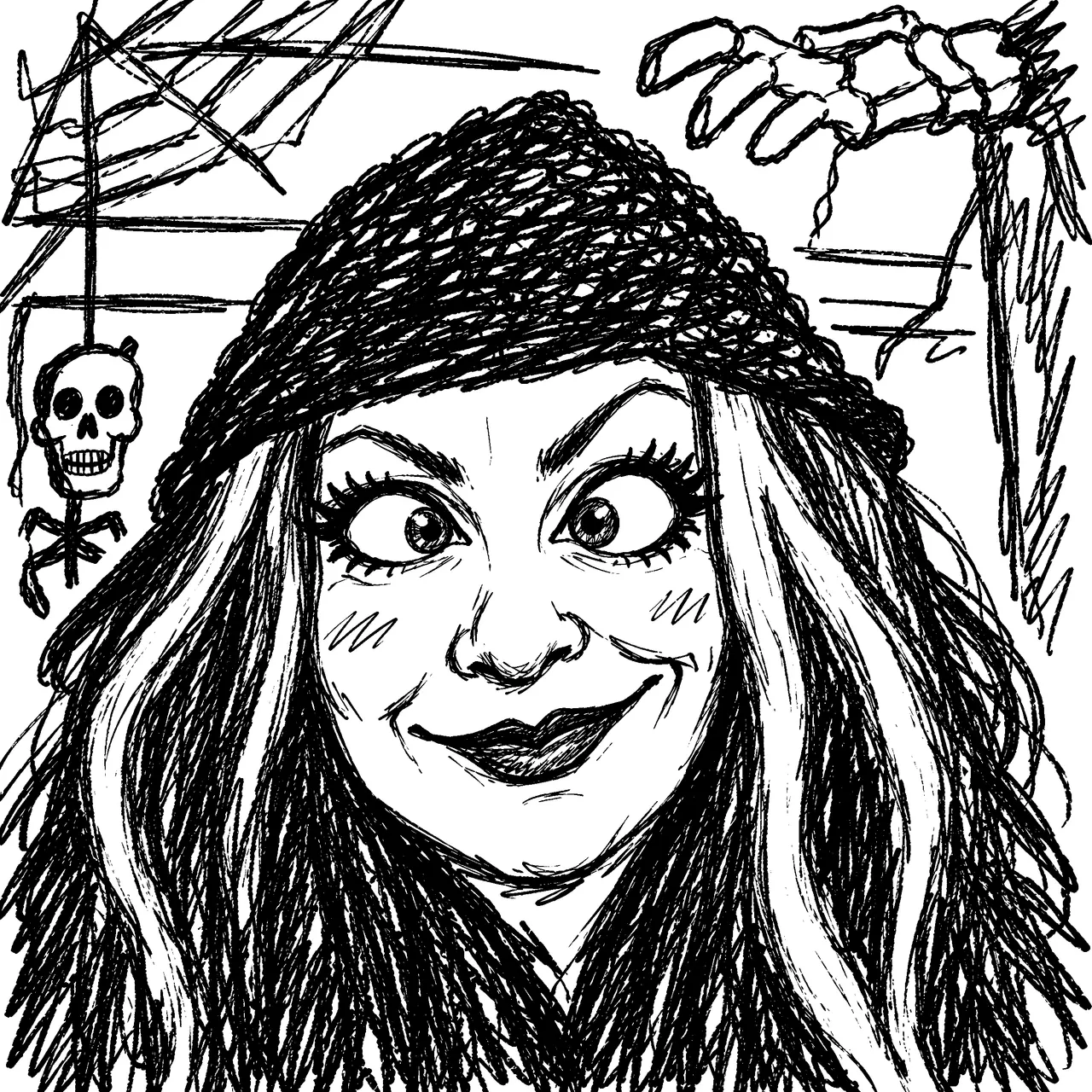 Vectorafbeelding in goofy-doodle-stijl